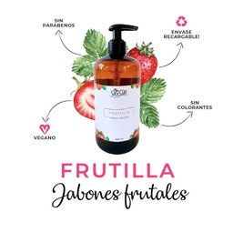 [BioClair] JABÓN LÍQUIDO DE FRUTILLA 500 ML - BIOCLAIR 