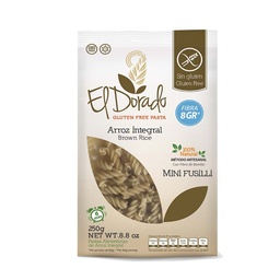 [El Dorado] PASTA DE ARROZ INTEGRAL MINI FUSILLI 250 G - EL DORADO 