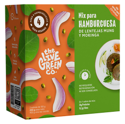 [TLGC] MIX PARA HAMBURGUESAS LENTEJAS MUNG Y MORINGA 200 G - THE LIVE GREEN CO 