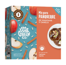 [TLGC] MIX PARA PANQUEQUES MANZANA Y CANELA 200 G - THE LIVE GREEN CO 