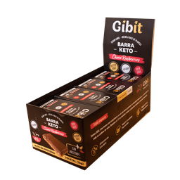 [Gibit] BARRA PROTEICA CHOCO KETO RASPBERRIES 50 G (16 UN) - GIBIT