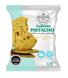 [ECOVIDA] GALLETÓN AVENA PISTACHO 30 G - ECOVIDA 