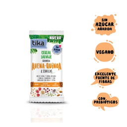 [Tika] CEREAL SALVAJE AVENA - QUINOA 20G-TIKA