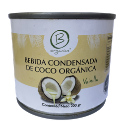 [Be Organics] BEBIDA CONDENSADA DE COCO ORGANICA SABOR VAINILLA 200GRS