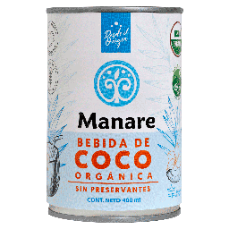 [Manare] BEBIDA DE COCO ORGÁNICA 400 ML - MANARE 