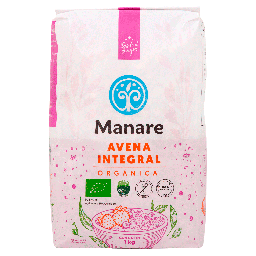 [Manare] AVENA INTEGRAL ORGÁNICA 1000 G - MANARE 