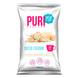 [Puripop] POPCORN QUESO CHEDDAR 125 G - PURIPOP 