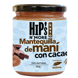 [Puripop] MANTEQUILLA DE MANÍ CON CACAO 450G PURIPOP