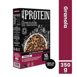 [Wildfoods] WILD PROTEIN GRANOLA MIX BERRIES 300 G - WILDFOODS 