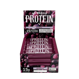 [Wildfoods] WILD PROTEIN BAR BERRIES 45 G (16U) - WILDFOODS 