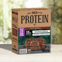 [Wildfoods] WILD PROTEIN BAR VEGANA CAFÉ MOKKA 45 G (5U) - WILDFOODS 