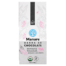 [Manare] BARRA CHOCOLATE SIN AZÚCAR ORGÁNICO 79% CACAO 100 G - MANARE 