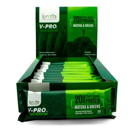 [Brota] V-PRO VEGAN PROTEIN BAR MATCHA & GREENS (12 UNID.) BROTA