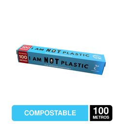 [Im not plastic] FILM ADHERENTE30 CM X 20 M X 10 Micrones100 MTS