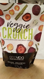 [ECOVIDA] VEGGIE CRUNCH MIX DE SETAS, POROTOS VERDES, CAMOTE MORADO Y ZANAHORIA 135G-ECOVIDA