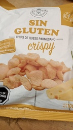 [ECOVIDA] SIN GLUTEN CHIPS DE QUESO PARMESANO CRISPY 100G-ECOVIDA